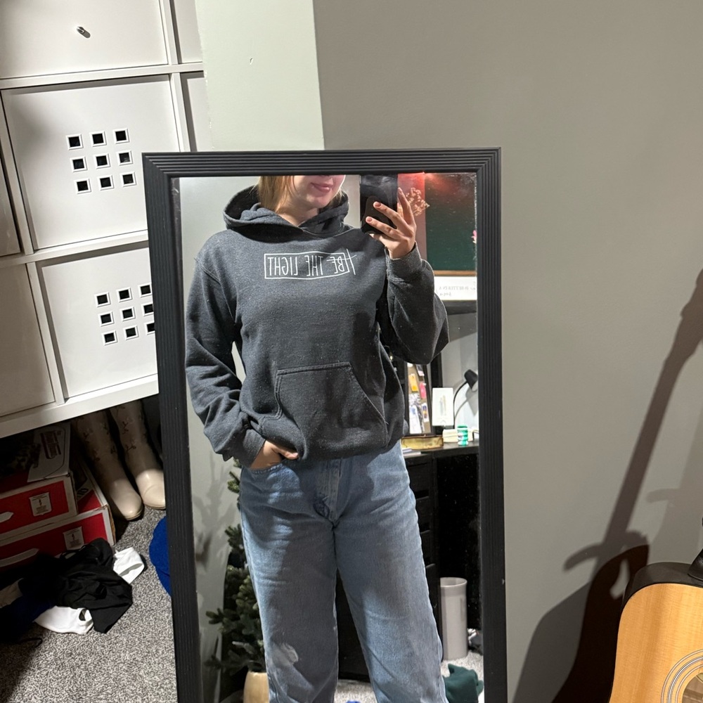 Gray Hoodie with Front Pocket